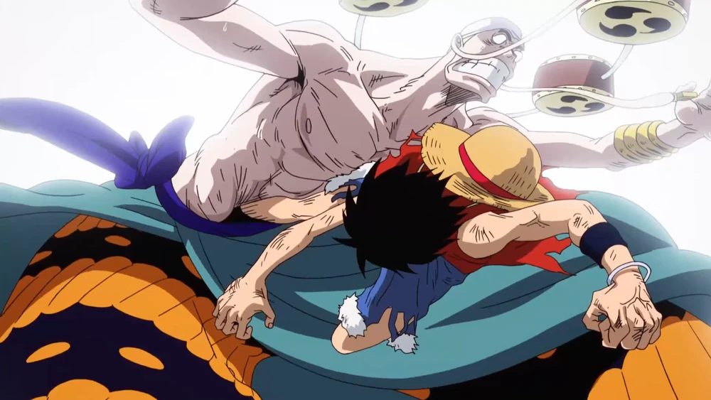 Luffy contre Ener qui a gagné le combat Est il vraiment plus fort