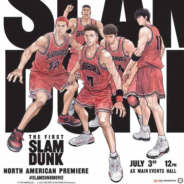 Le premier film Slam Dunk présenté en première en Amérique du Nord à l