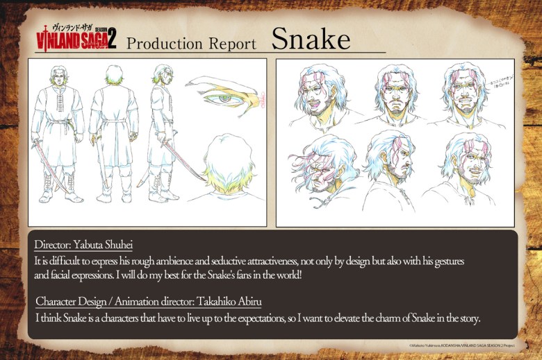 Vinland Saga S2 enthüllt Anime-Charakterdesigns für Snake, Olmar