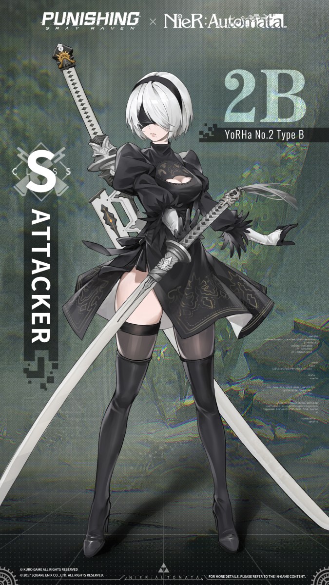 Punishing Gray Raven x NieR Automata Collab ya está disponible All