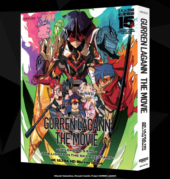 TRIGGER revela Gurren Lagann The Movie 4K Ultra HD BluRay para el