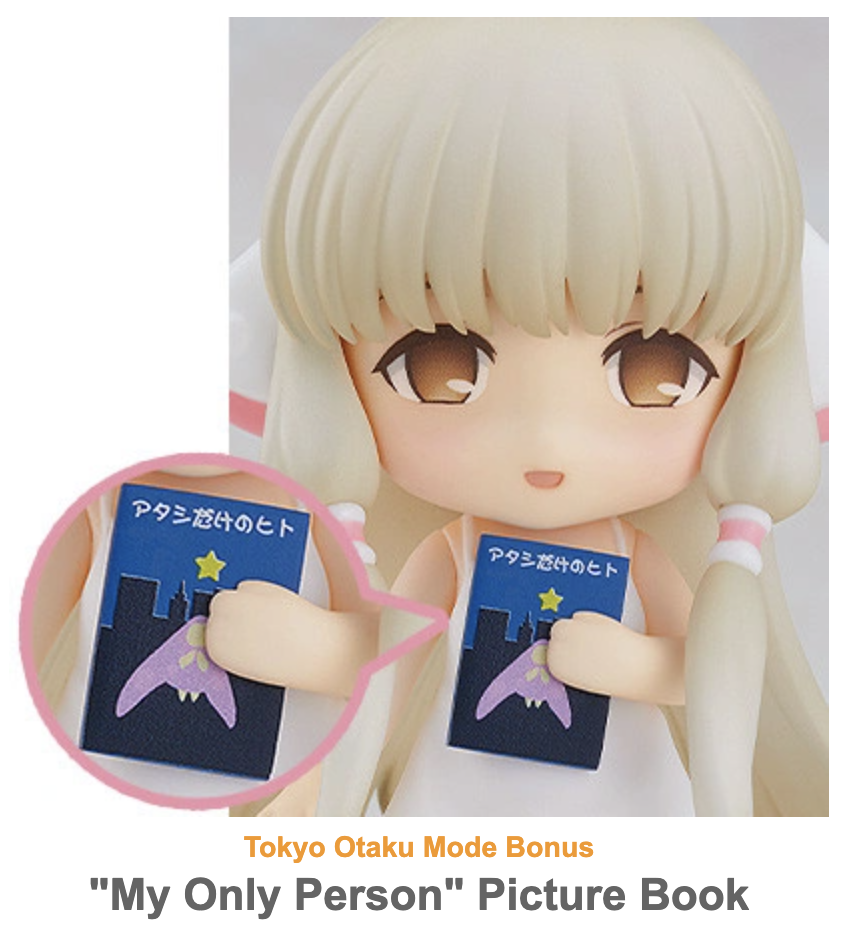 Chobits Chi Nendoroid donne à la figurine son livre - All Things Anime