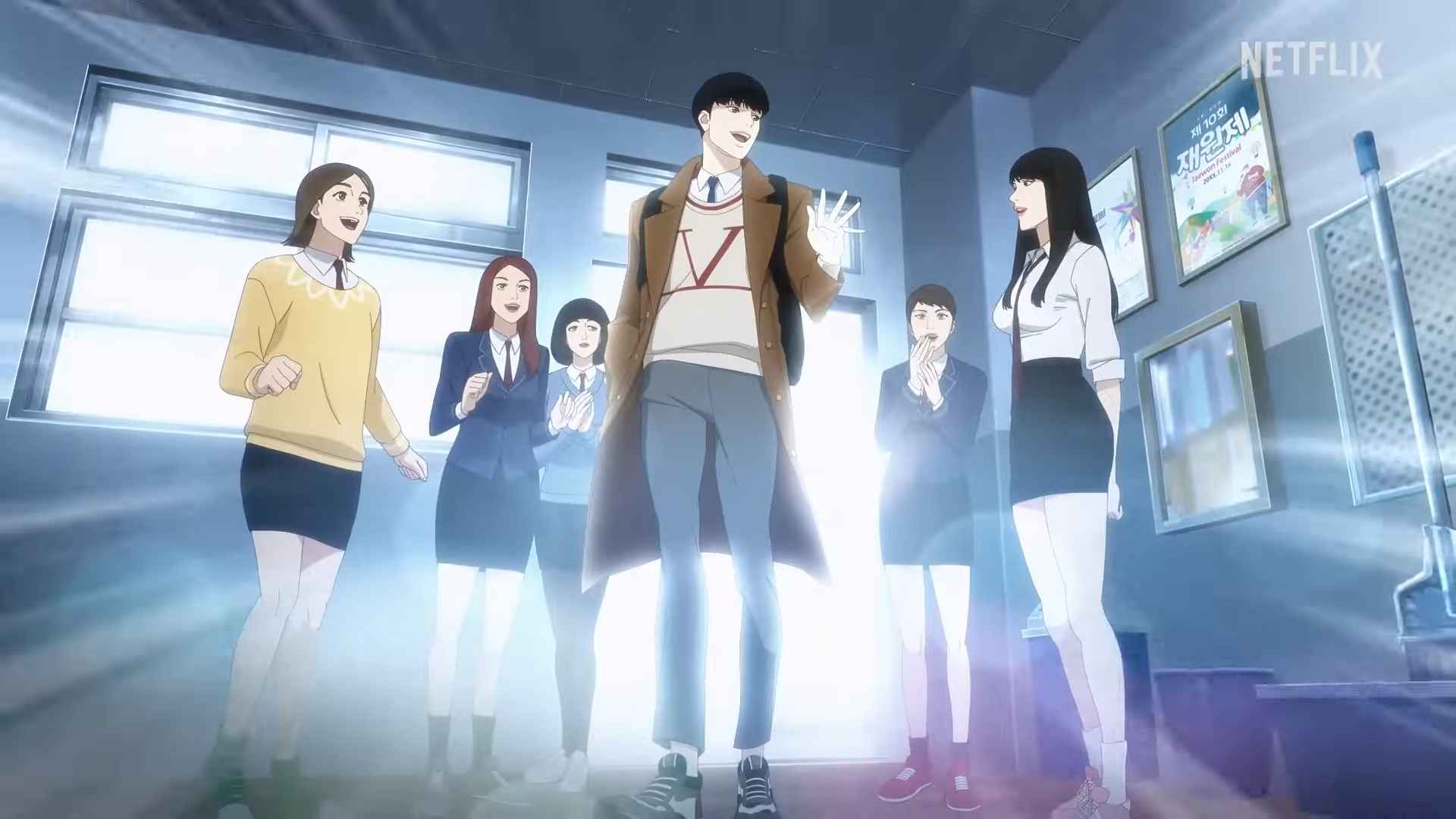 The New Hottie at School | Lookism | Clip | Netflix Anime - YouTube