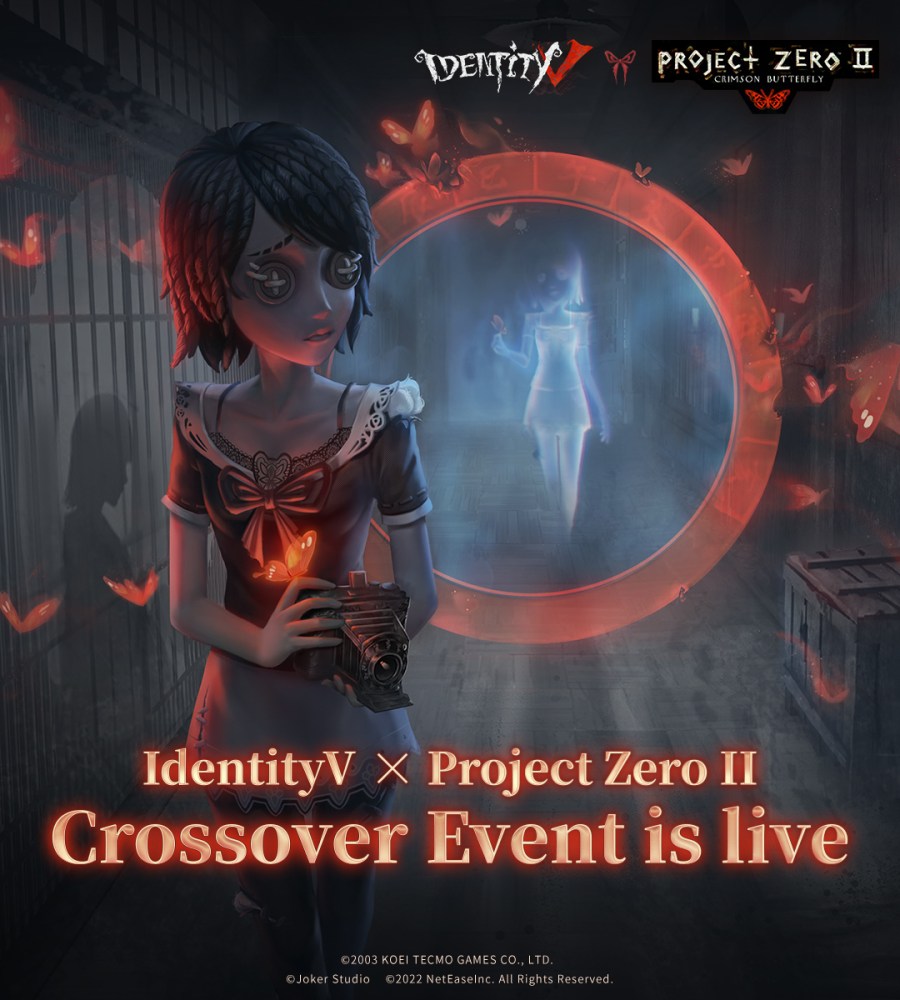 Identity V x Project Zero II Crimson Butterfly Crossover começa em 24